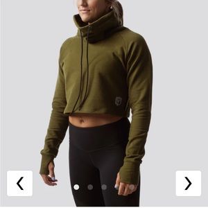 Born Primitive Cowl at the Half Moon crop sweatshirt